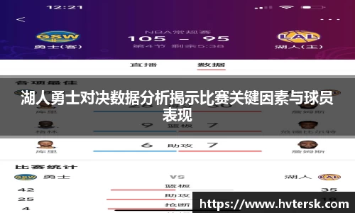 湖人勇士对决数据分析揭示比赛关键因素与球员表现